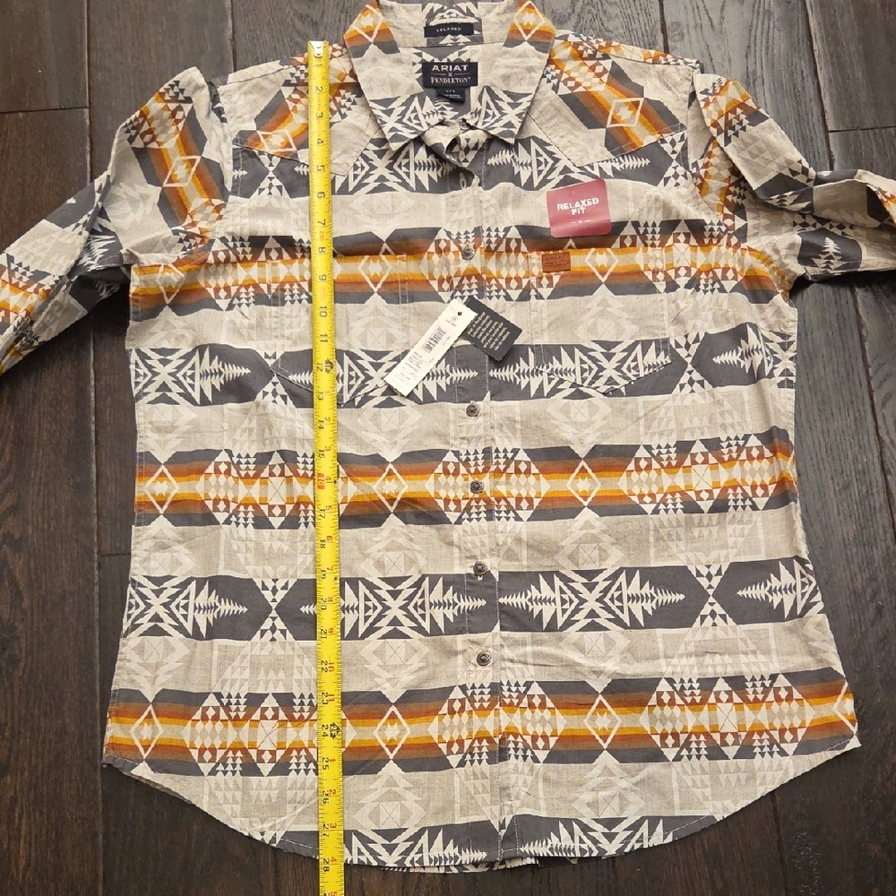 Ariat X Pendleton Arrowhead Women's Button Down S… - image 8